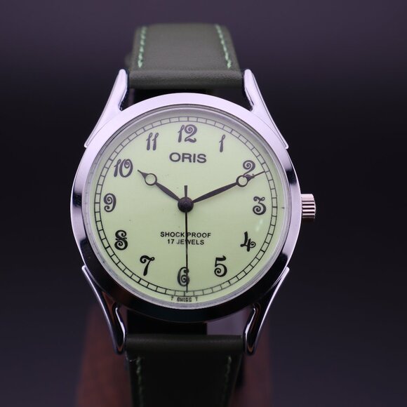 Oris Vintage Swiss 17 Jewels Hand-Wound Mechanical Men's Watch - FREE SHIPPING - Picture 3 of 12